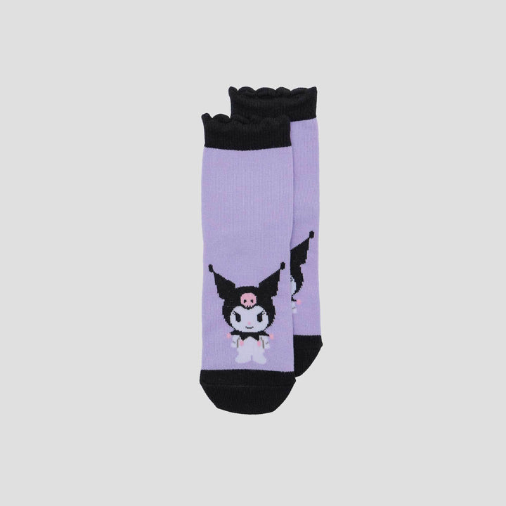 Character Print Kuromi Love Kaus Kaki Bayi