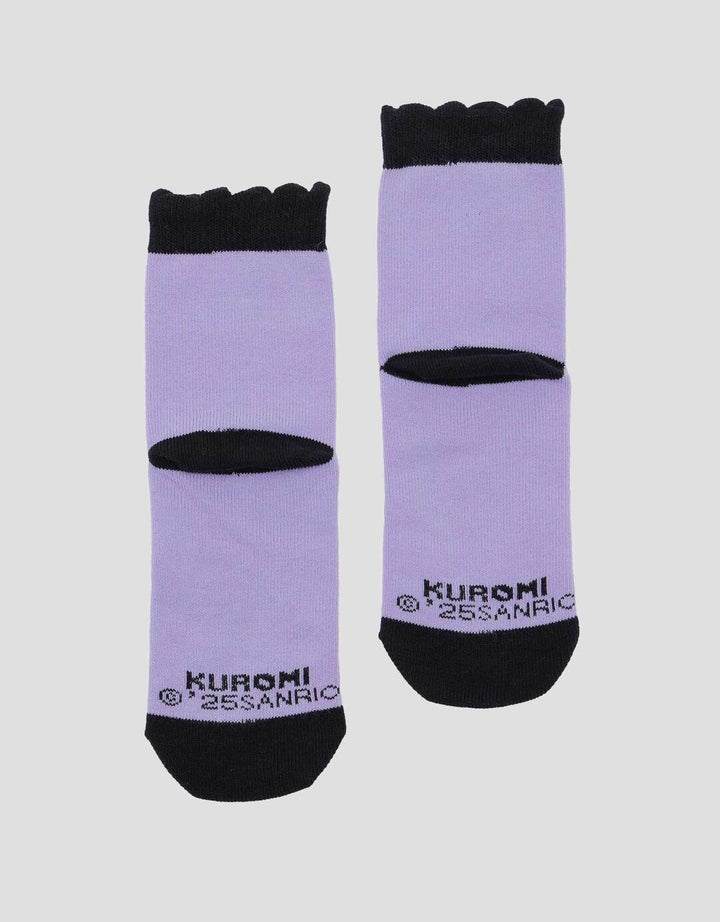 Character Print Kuromi Love Kaus Kaki Bayi