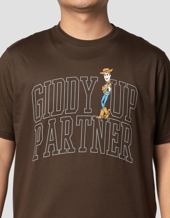 Disney Toy Story Woody Giddy Up Partner Kaos Pria