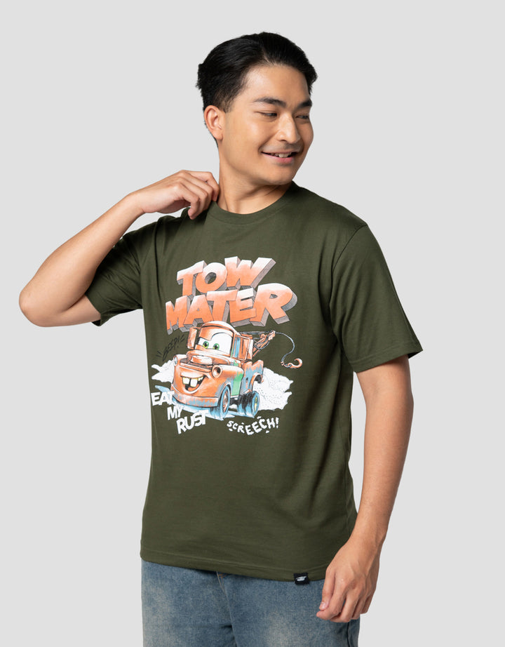 Disney Cars Tow Mater Brushing Kaos Pria