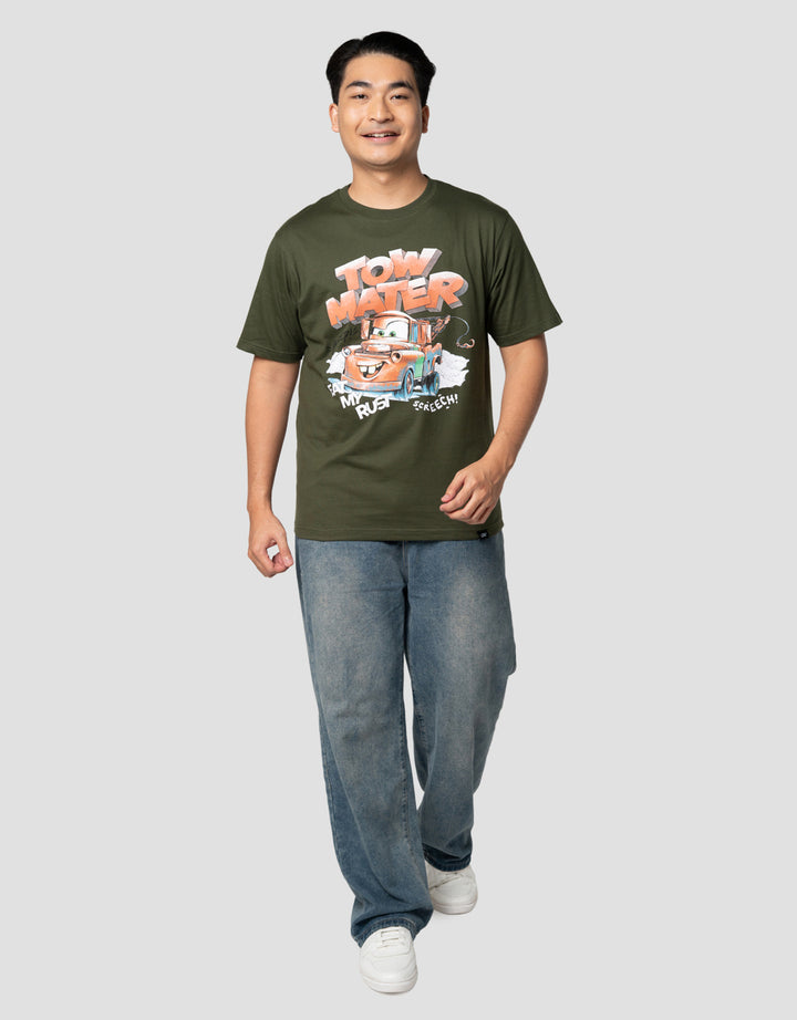 Disney Cars Tow Mater Brushing Kaos Pria