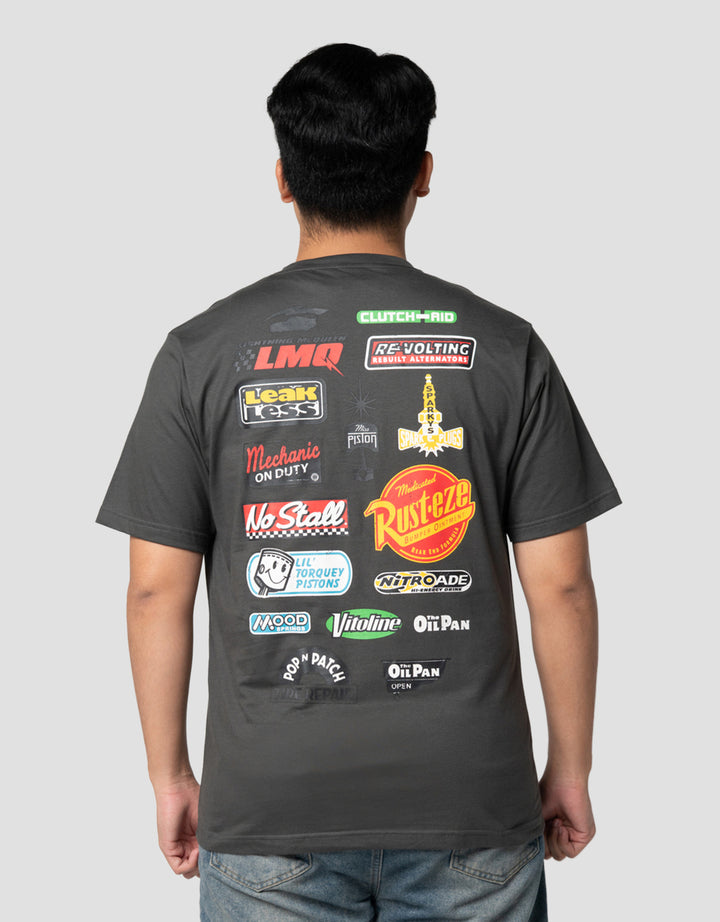 Disney Cars Patches Backprint Kaos Pria