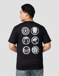 Marvel Avengers Monochrome Logo Kaos Pria