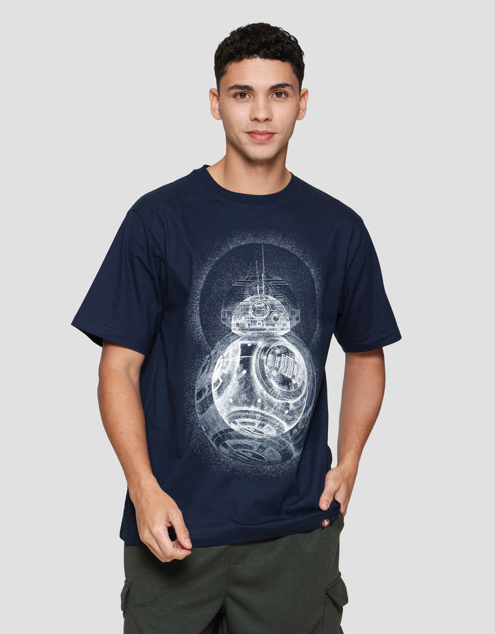 Star Wars Light Front Print Kaos Pria