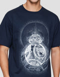Star Wars Light Front Print Kaos Pria