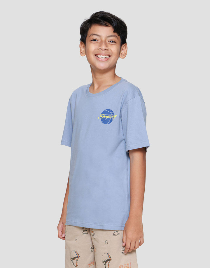 Nevada Two Sided Print Shooting Ball Kaos Anak Laki-laki