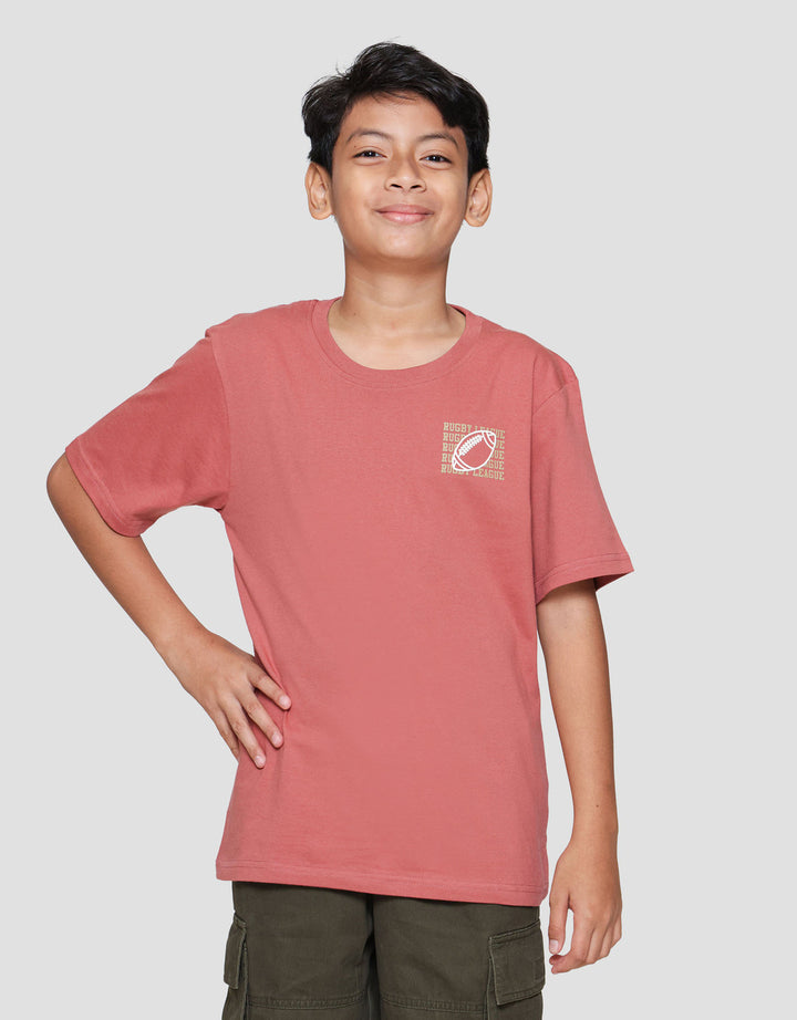 Nevada Two Sided Print Baseball Kaos Anak Laki-laki