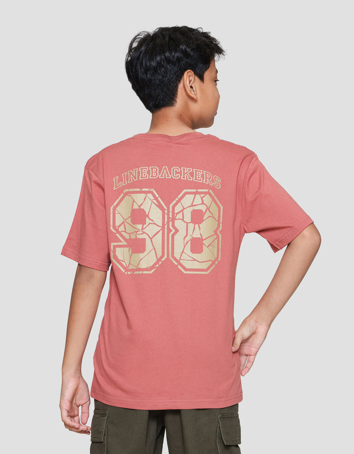 Nevada Two Sided Print Baseball Kaos Anak Laki-laki