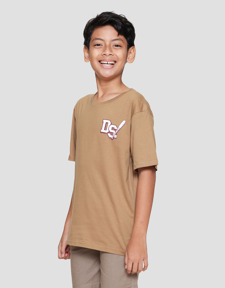 Nevada Two Sided Print Baseball Dallas Kaos Anak Laki-laki