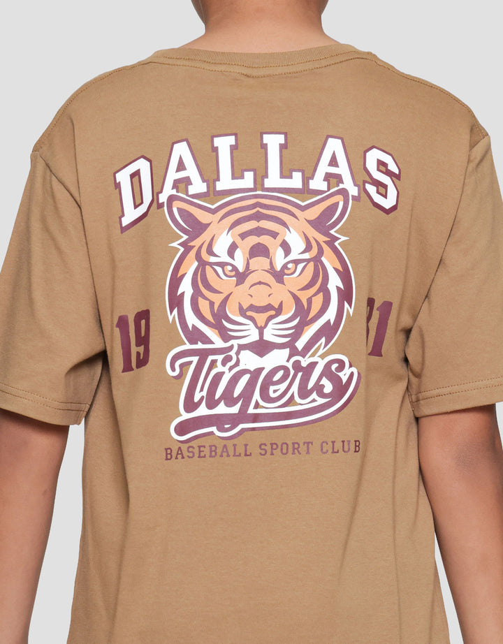 Nevada Two Sided Print Baseball Dallas Kaos Anak Laki-laki