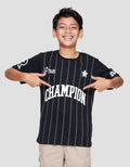 Nevada Full Print Stripes Champion Kaos Anak Laki-laki