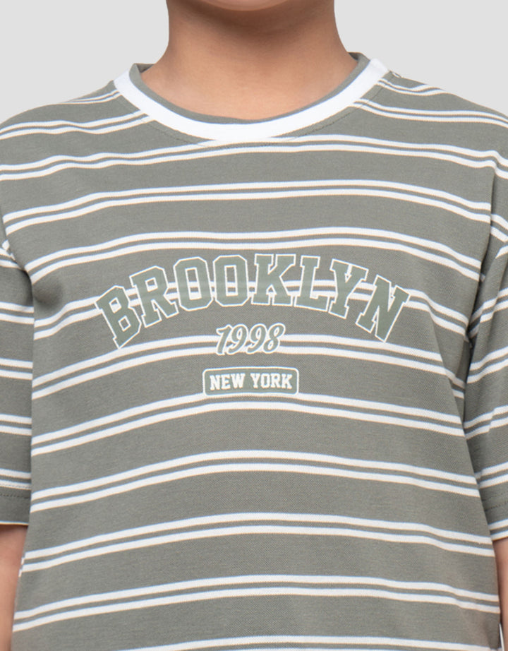 Nevada Athletic Stripe Kaos Anak Laki-laki