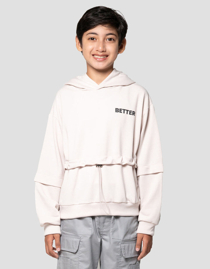 Nevada Hoodie With Stopper Sweater Anak Laki-laki