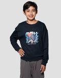 Nevada Basic Print Anime Sweater Anak Laki-laki