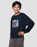 Nevada Basic Print Anime Sweater Anak Laki-laki