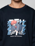 Nevada Basic Print Anime Sweater Anak Laki-laki
