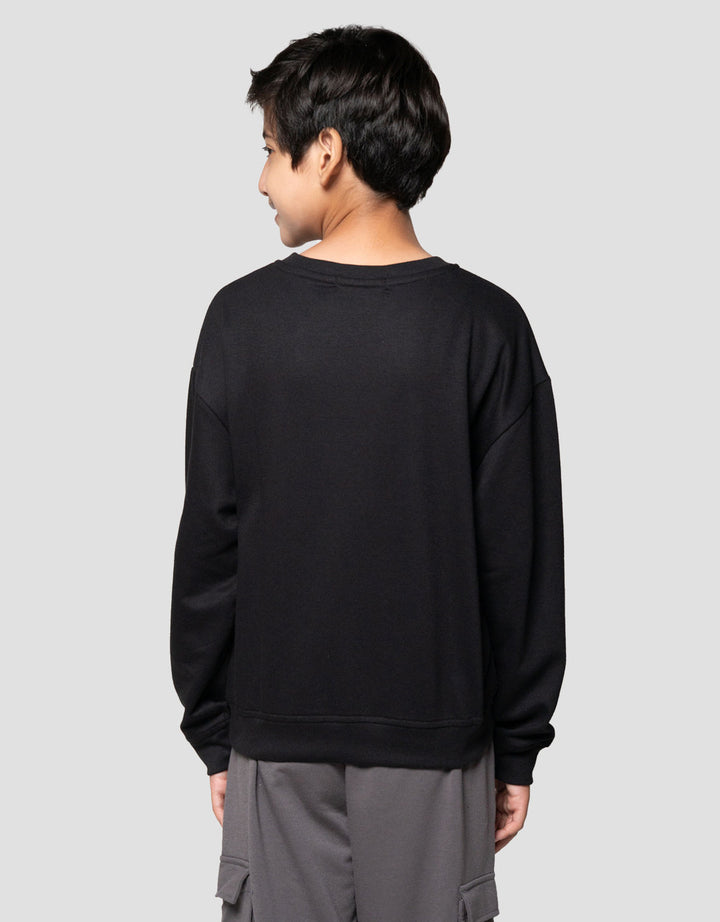 Nevada Basic Print Anime Tokyo Sweater Anak Laki-laki