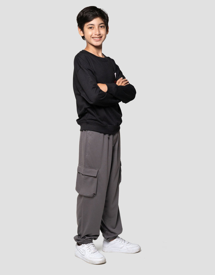 Nevada Basic Print Anime Tokyo Sweater Anak Laki-laki