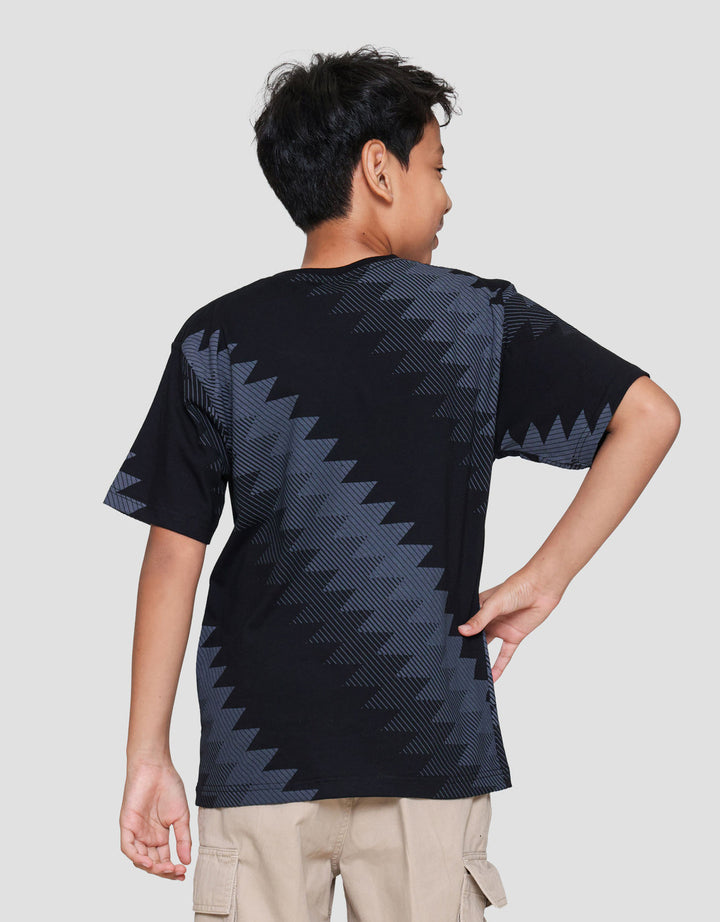 Nevada Full Print Abstract Sport Kaos Anak Laki-laki