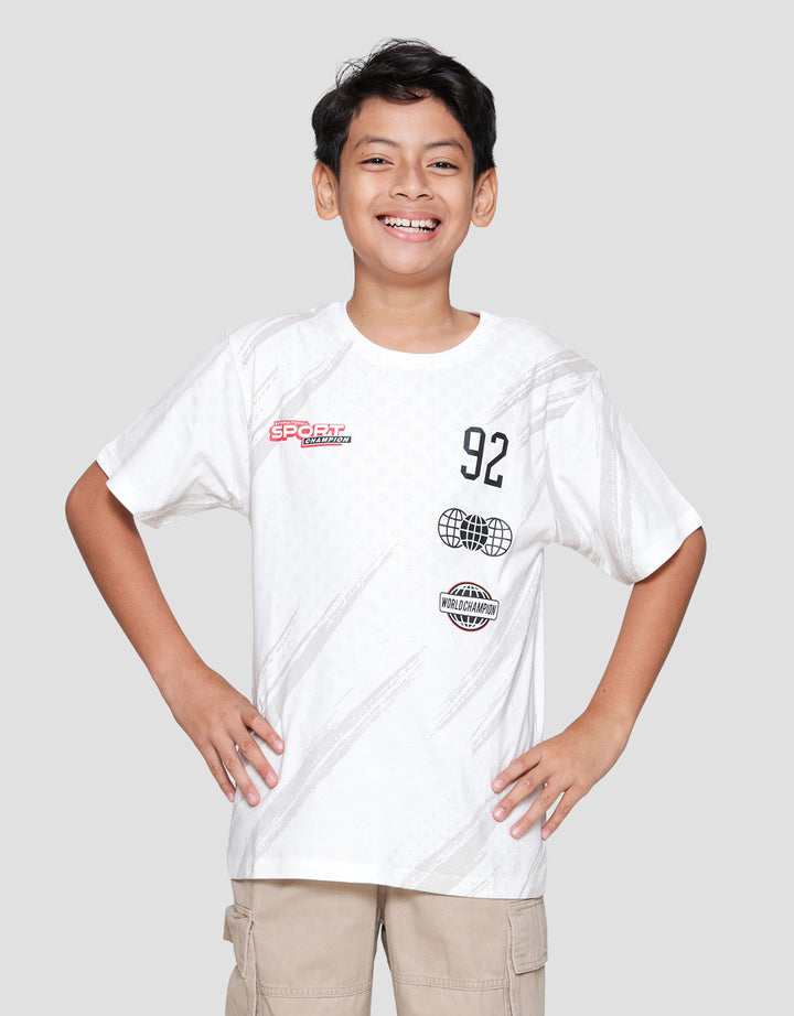 Nevada Full Print Abstract Sport Kaos Anak Laki-laki