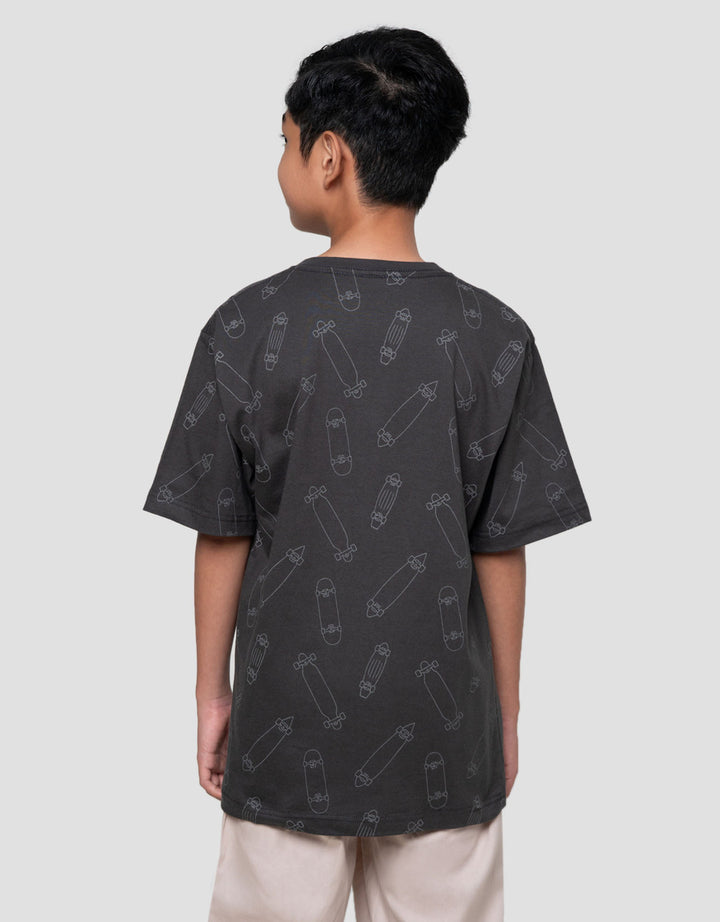 Nevada Full Print Skate Nyc Kaos Anak Laki-laki
