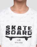 Nevada Full Print Skate Board Kaos Anak Laki-laki