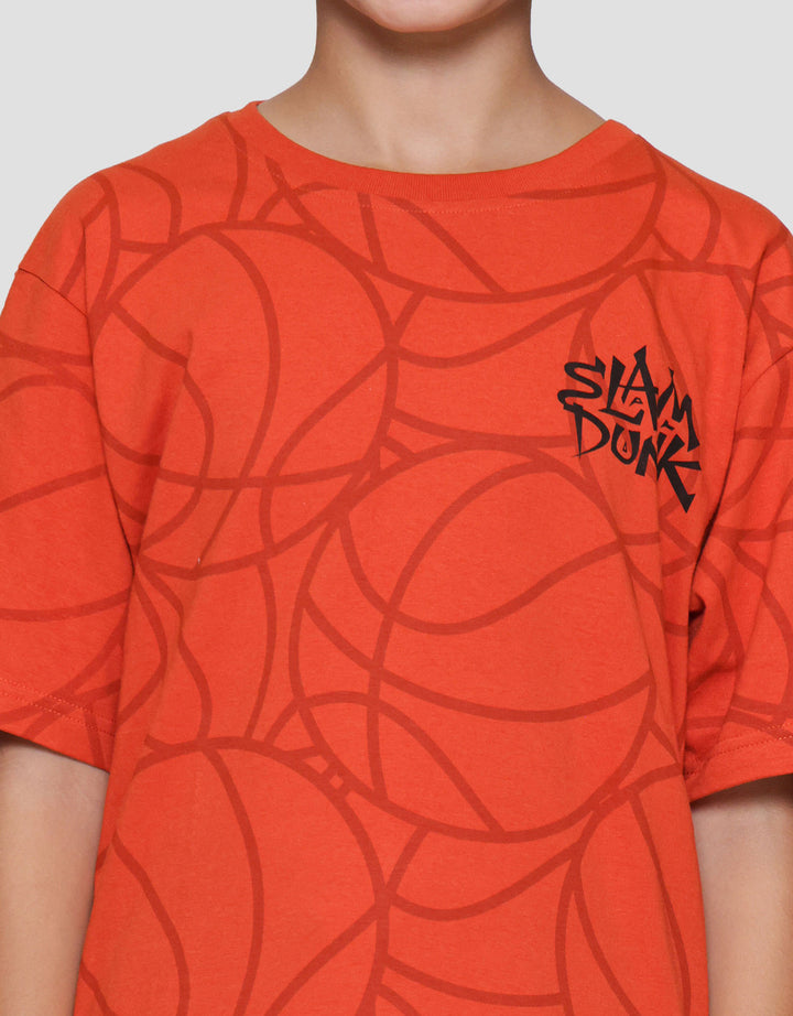 Nevada Full Print Basket Ball Kaos Anak Laki-laki