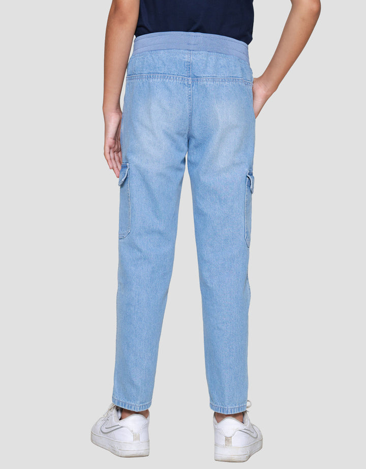 Nevada Regular Fit Elastic Waist With Pocket Celana Denim Anak Laki-laki