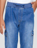 Nevada Regular Fit Elastic Waist With Pocket Celana Denim Anak Laki-laki
