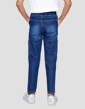 Nevada Regular Fit Elastic Waist With Pocket Celana Denim Anak Laki-laki
