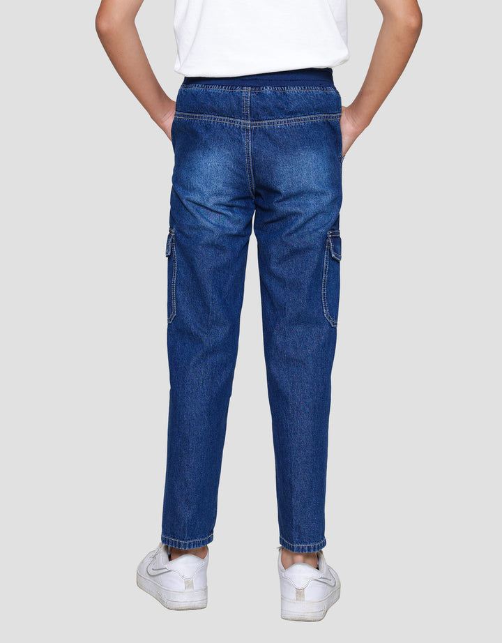 Nevada Regular Fit Elastic Waist With Pocket Celana Denim Anak Laki-laki