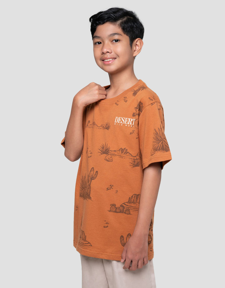 Nevada Full Print Expedition Desert Kaos Anak Laki-laki