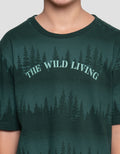 Nevada Full Print Expedition Wild Living Kaos Anak Laki-laki