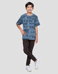 Nevada Full Print Expedition Explore Kaos Anak Laki-laki