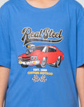Nevada Print Real Steel Red Car Kaos Anak Laki-laki