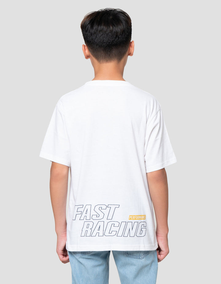 Nevada Two Sided Print Classic Speedway Kaos Anak Laki-laki