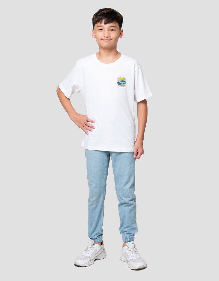 Nevada Two Sided Print Classic Speedway Kaos Anak Laki-laki