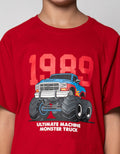 Nevada Ragland Print Auto Racing Truck Kaos Anak Laki-laki