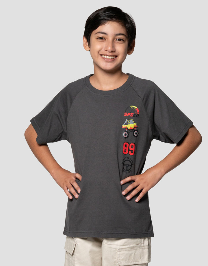 Nevada Ragland Print Auto Racing Kaos Anak Laki-laki