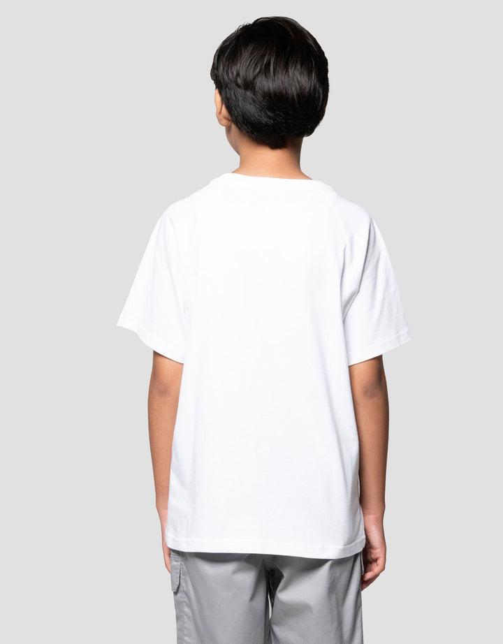 Nevada Ragland Print Race Track Checker Kaos Anak Laki-laki