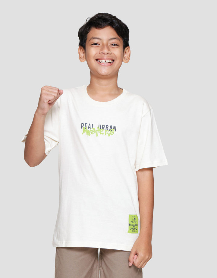 Nevada Two Sided Print Skateboard Club Kaos Anak Laki-laki