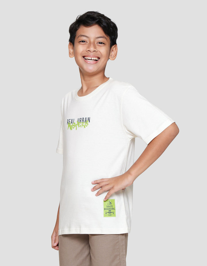 Nevada Two Sided Print Skateboard Club Kaos Anak Laki-laki