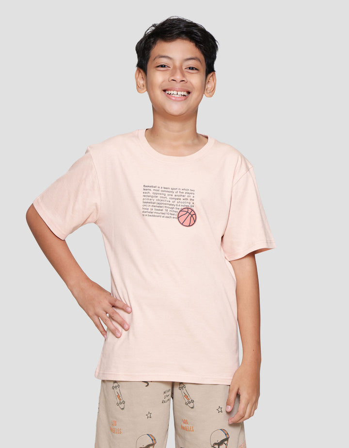 Nevada Two Sided Print Champion Kaos Anak Laki-laki
