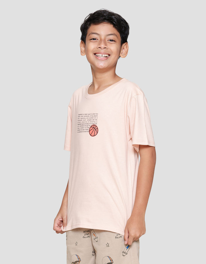 Nevada Two Sided Print Champion Kaos Anak Laki-laki