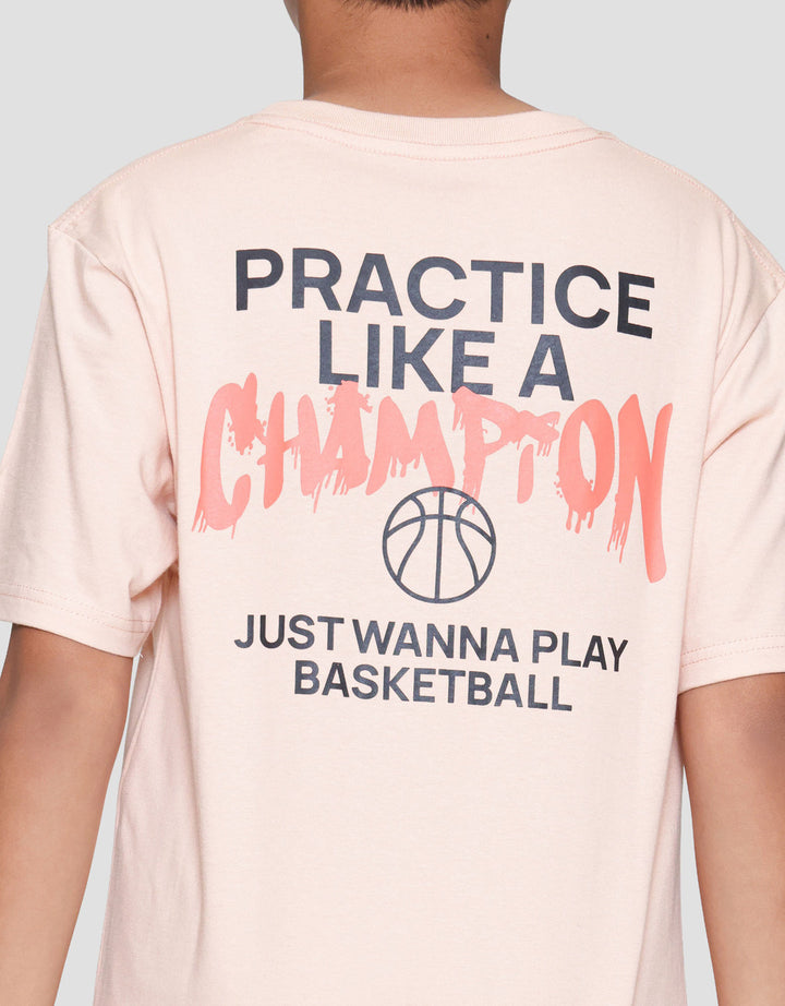 Nevada Two Sided Print Champion Kaos Anak Laki-laki