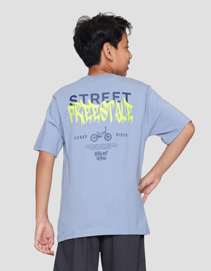 Nevada Two Sided Print Urban Rider Kaos Anak Laki-laki