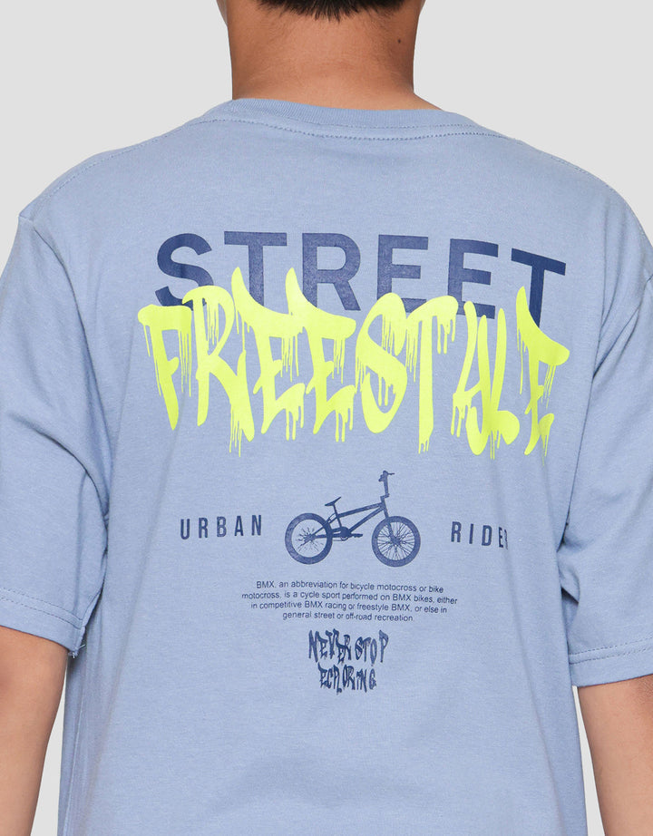 Nevada Two Sided Print Urban Rider Kaos Anak Laki-laki