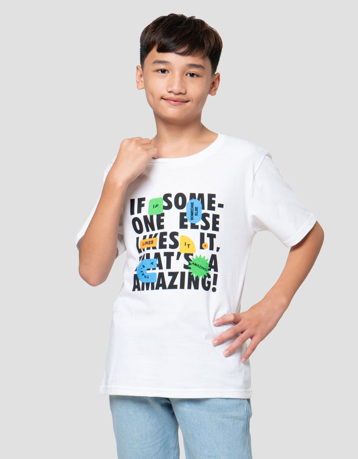 Nevada Print Words Thats A Bonus Kaos Anak Laki-laki