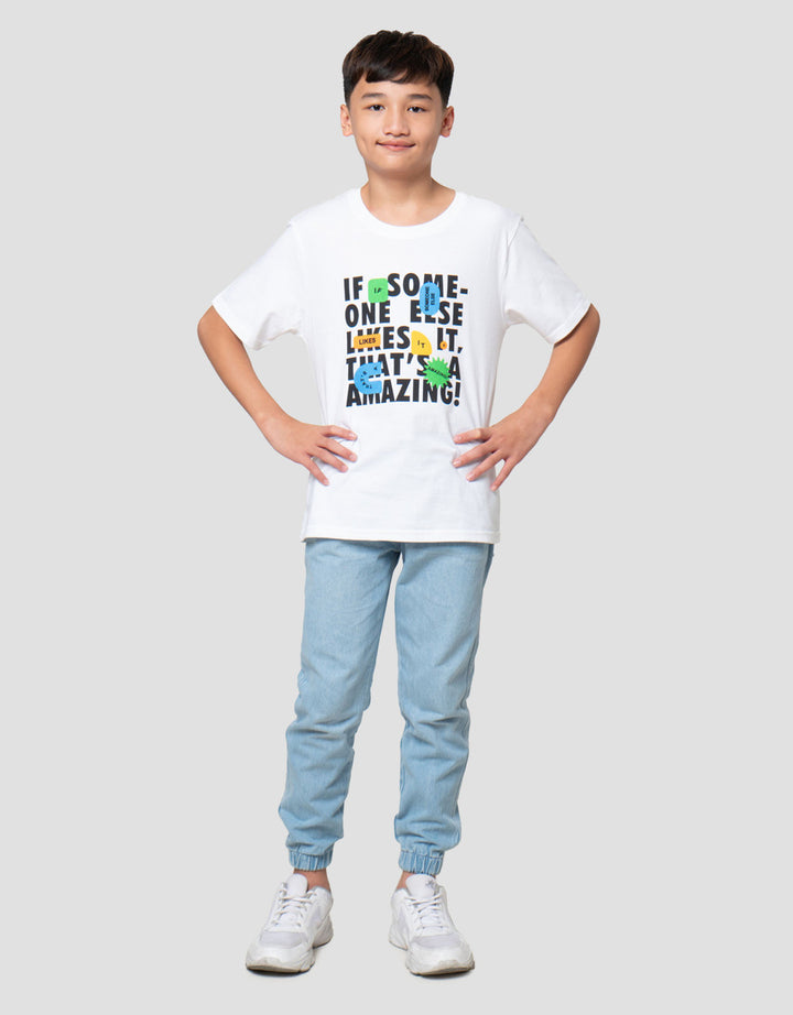 Nevada Print Words Thats A Bonus Kaos Anak Laki-laki