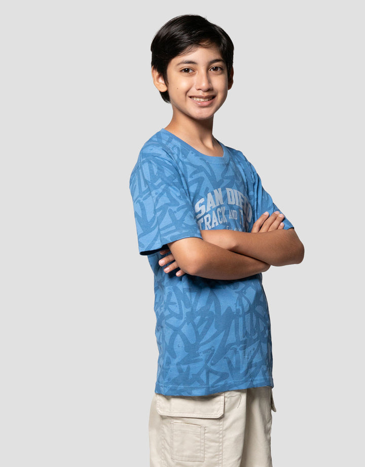 Nevada Full Print Big Number Kaos Anak Laki-laki